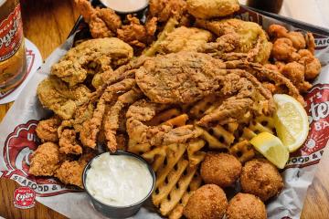 Cue Time Seafood Platter